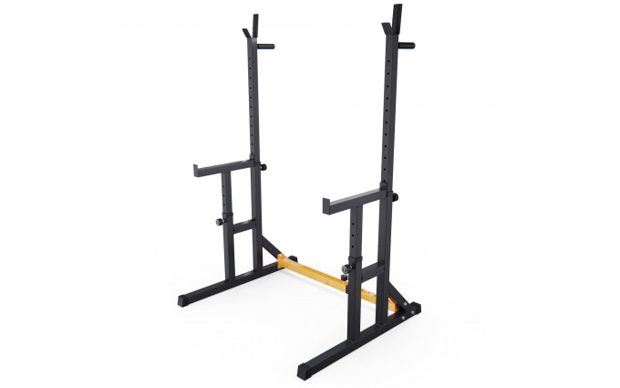 Стойка для штанги с подстраховкой DFC Y-GYM TF-63, с упорами для отжиманий Стойка для штанги с подстраховкой DFC Y-GYM TF-63, с упорами для отжиманий