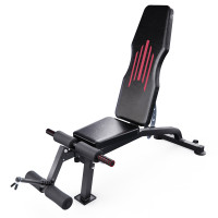 Скамья для жима DFC Sperax со сгибателем / разгибателем для ног